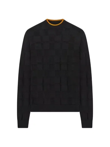 Lung top Retori tricotate negru