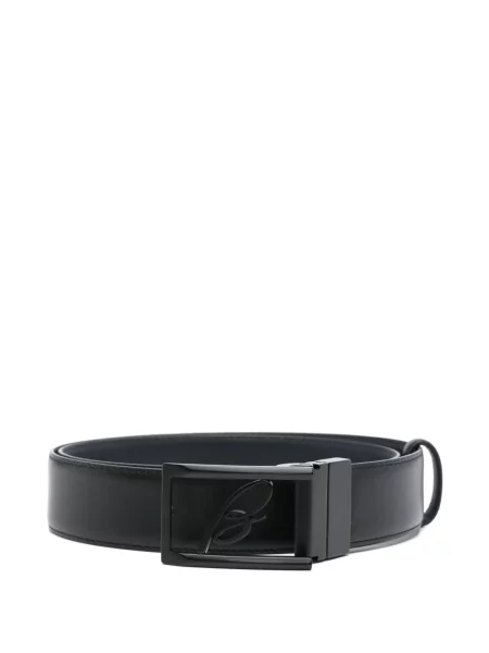 Curea Brioni din piele negru