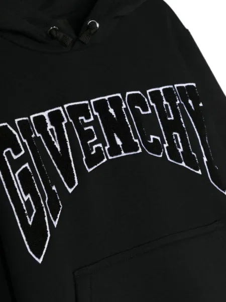 Bluza z kapturem dziecięca Givenchy czarna