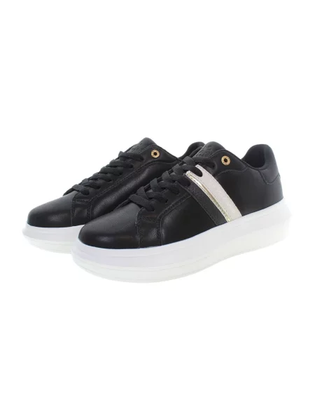 Sneakersy U.s Polo Assn. skórzane czarne