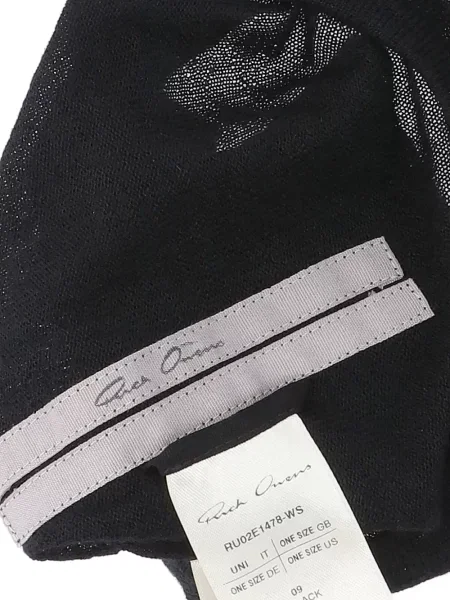 Căciulă Rick Owens din cașmir negru