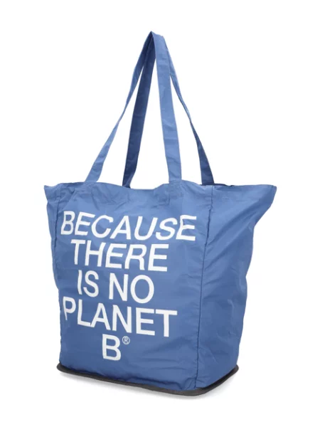 Shopper kabelka Ecoalf modrá