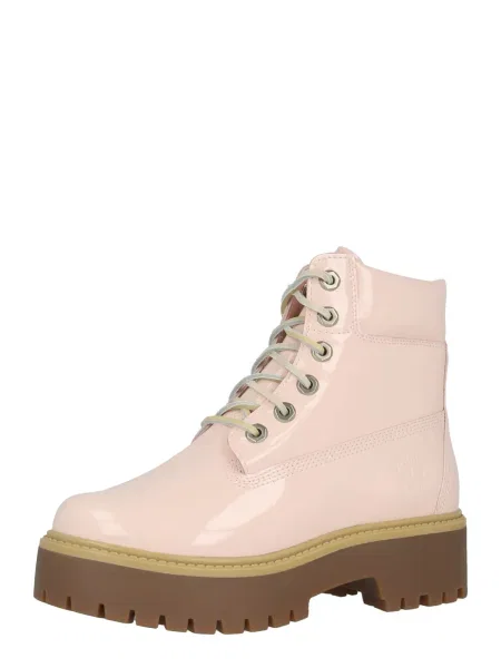 TIMBERLAND Šněrovací kozačky STONE STREET růže