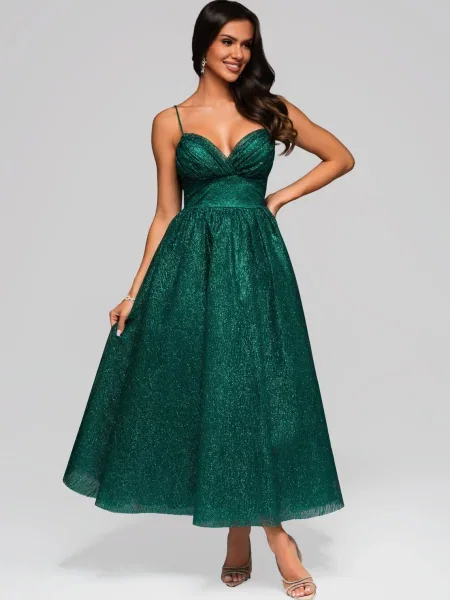 Odgovarati večernja haljina Edoti zelena