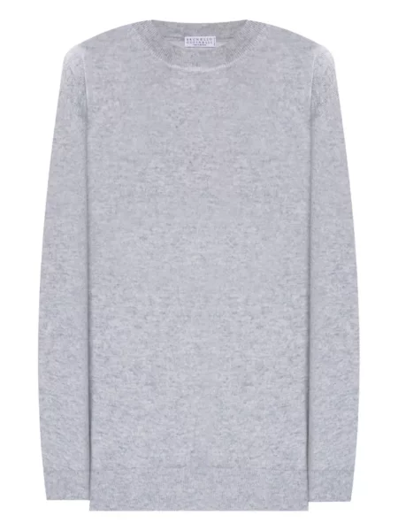 Pulover Brunello Cucinelli gri