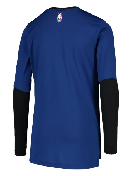 Bikerské tričko Nike s potiskem bez rukávů modré