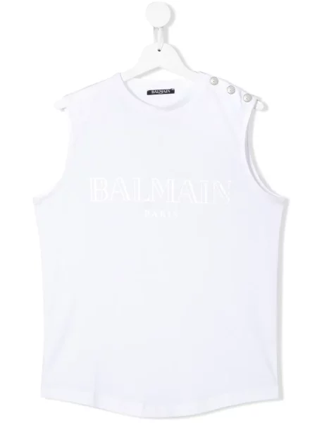 Podkoszulka dziecięca Balmain biała