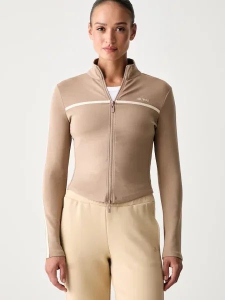 Guess hanorac cu pentru femei JASMINE bej
