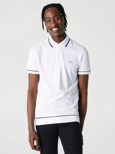 Поло Lacoste білий