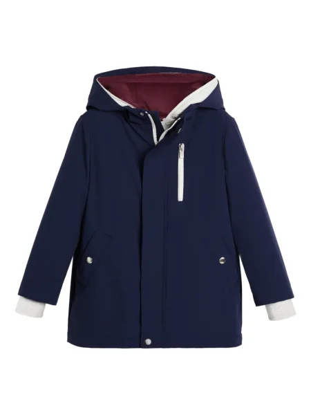Parka dziecięca Brunello Cucinelli niebieska