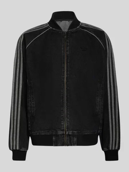 Kurtka jeansowa o kroju regular fit z czystej bawełny Adidas Originals czarna