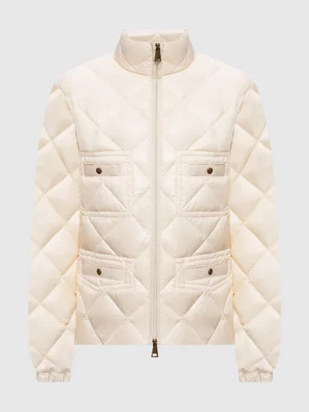 Пухова куртка Lavaret кольору айворі Moncler бежевий