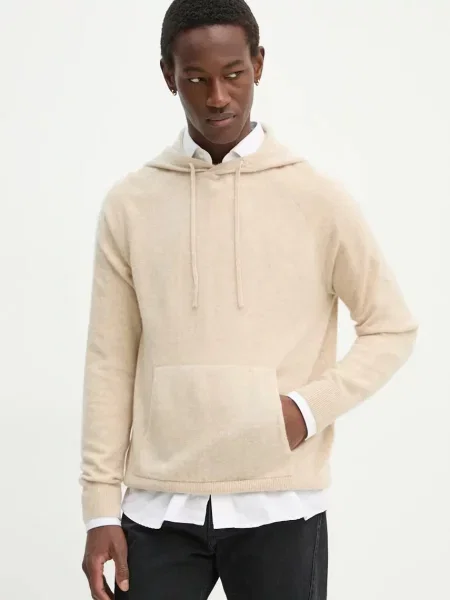 Кашмирен пуловер FROM FUTURE бежово