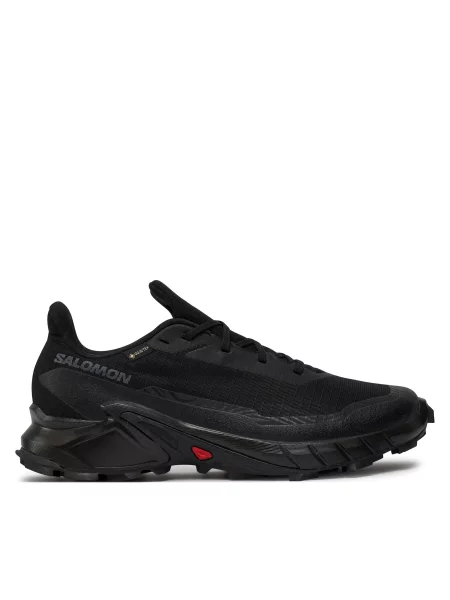 Obuća Salomon Alphacross 5 Gore-Tex Black / Black / Ebony crna