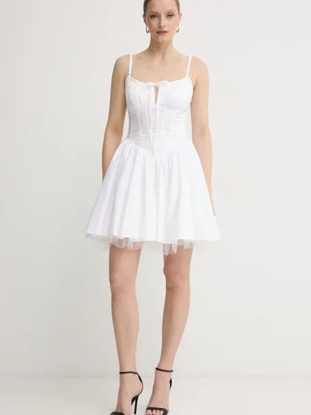 Guess rochie evazată MARILYN MONROE alb