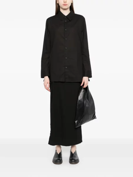 Asymetrická košile Yohji Yamamoto černá