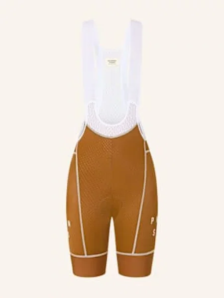 Pas Normal Studios Spodenki Kolarskie Mechanism Bibs Z Szelkami I Wyściełaną Wkładką braun brązowe
