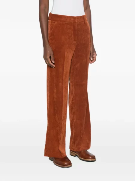 Pantaloni Cambio de catifea cord maro