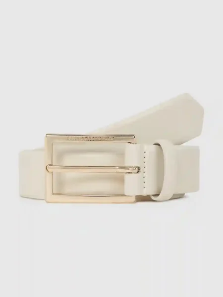 Кожен Karl Lagerfeld бежово