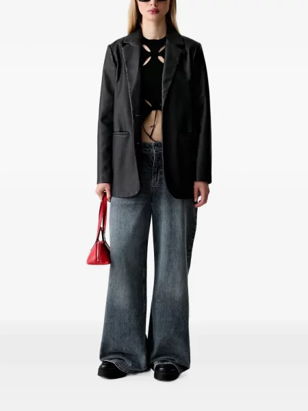 Lung top Karl Lagerfeld Jeans negru