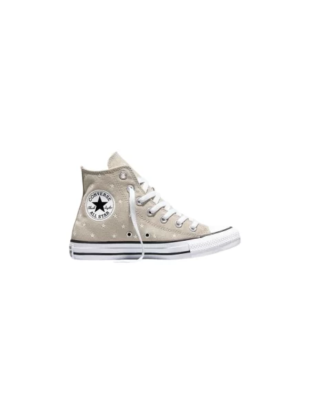 Haftowane sneakersy Converse Chuck Taylor All Star beżowe