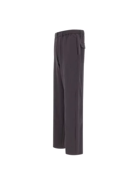Spodnie Emporio Armani wełniane szare