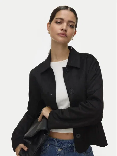 Vero Moda Geacă Jose Kelly negru
