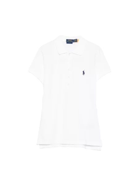 Koszulka polo Polo Ralph Lauren z logo biała