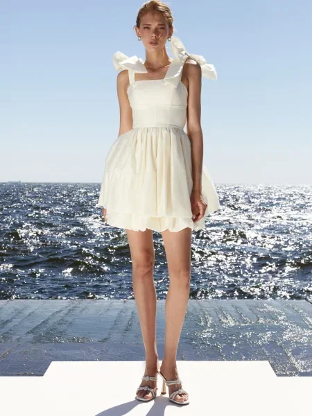 Gepur Сукня міні Молочний Ліоцелл