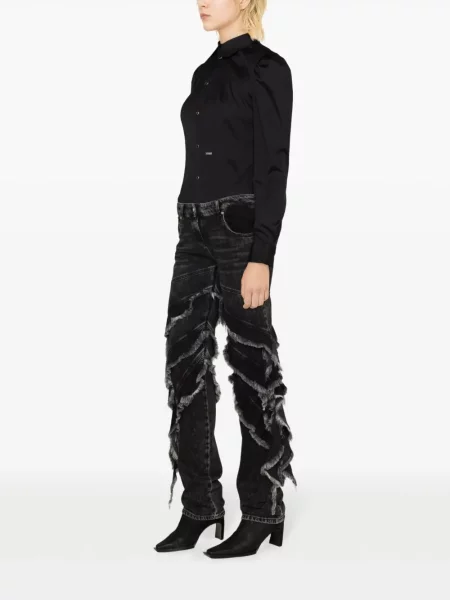 Cămașă Dsquared2 cu autograf negru