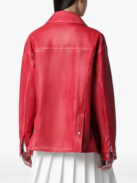 Geanta de piele Halfboy roșu