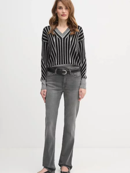Dkny sweter SWEATERS lekki czarny
