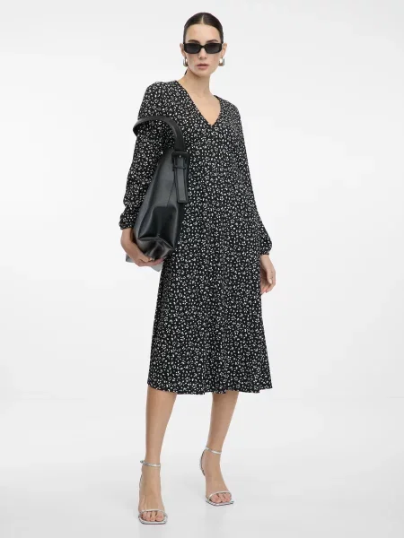 Rochie midi Orsay până la genunchi negru