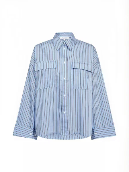Co'couture Tricou Anica albastru