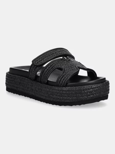Steve Madden papuci Bigmissile femei cu platforma negru