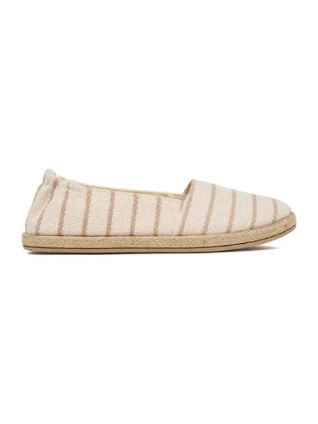 Espadryle beżowe