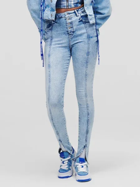 KARL LAGERFELD JEANS Kavbojke svetlo modra
