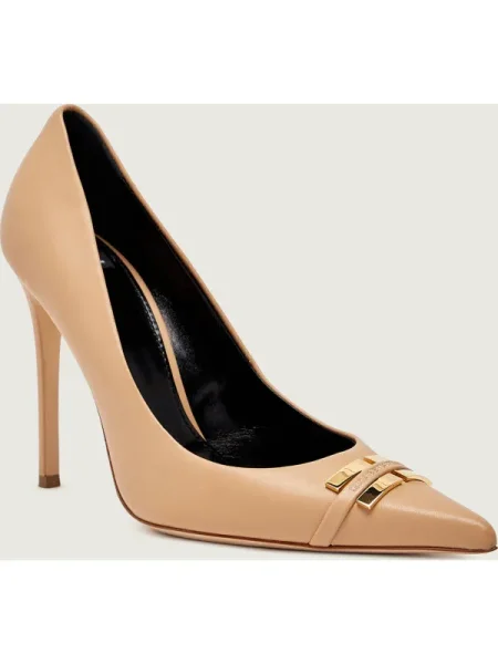 Pantofi Elisabetta Franchi din piele bej