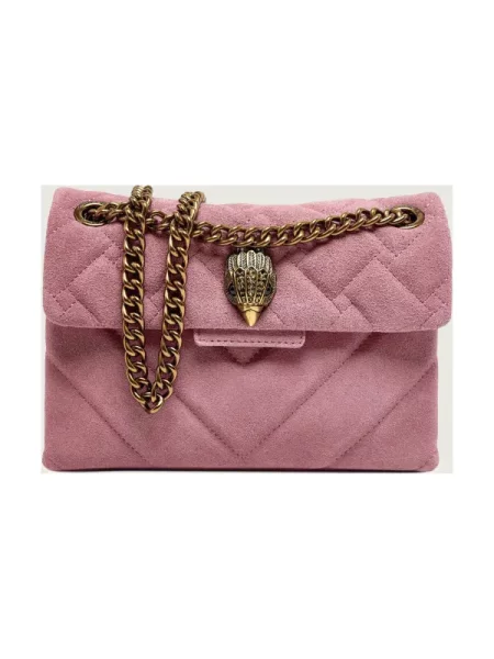 Kurt Geiger Geantă pe umăr MINI KENSINGTON | piele întoarsă roz