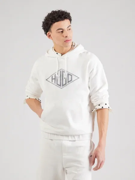 HUGO Pantaloni Dayono' alb