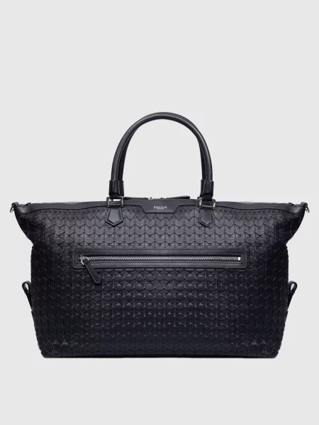 Кожаная дорожная сумка Serapian синяя