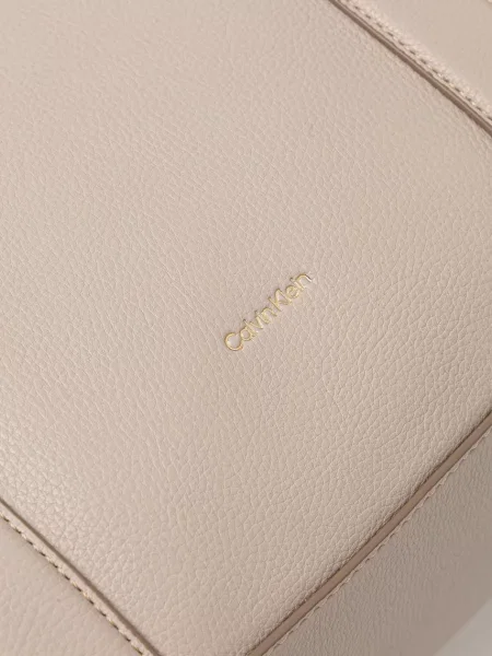 Calvin Klein Táska Buckle Medium Tote Ekru bézs