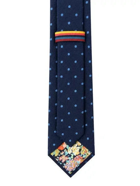 Cravată Paul Smith cu buline albastru