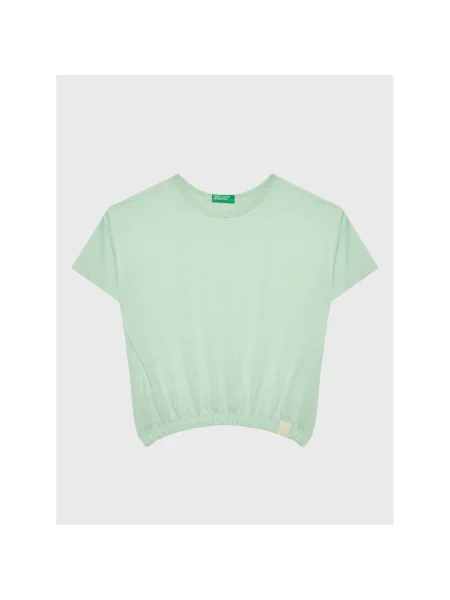 United Colors Of Benetton Футболка Boxy Fit зелений