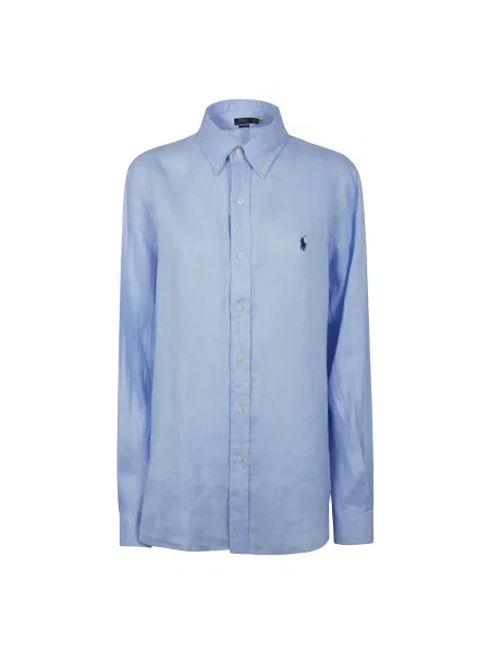 Koszula Polo Ralph Lauren z długim rękawem niebieska
