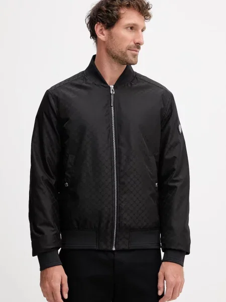 Bluza rozpinana o kroju regular fit z nadrukiem z motywem na całej powierzchni Joop! czarna