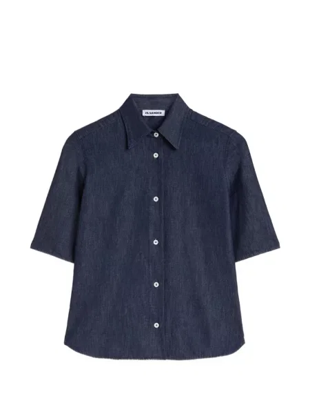 Scurt cămașă Jil Sander albastru