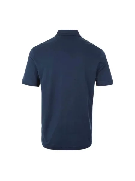 Koszulka polo o kroju regular fit z czystej bawełny model INTERLOCK' Boss Orange niebieska