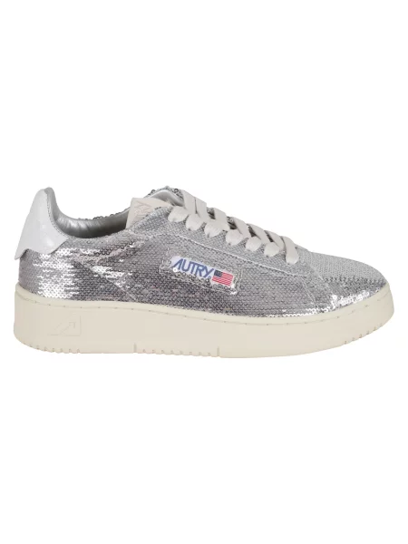 Sneakersy Autry skórzane szare