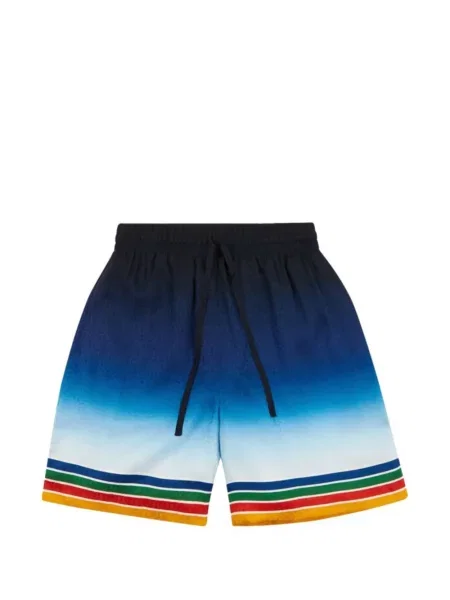 Pantaloni scurți Casablanca de mătase negru